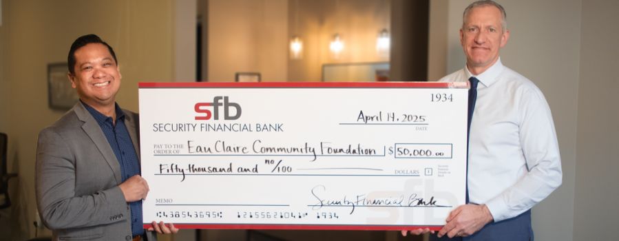 SFB Donates $50,000 Gift to Eau Claire Community Foundation