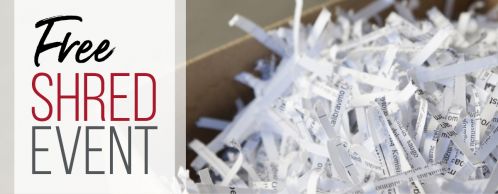 Free Community Shred Events This Spring at Security Financial Bank Locations